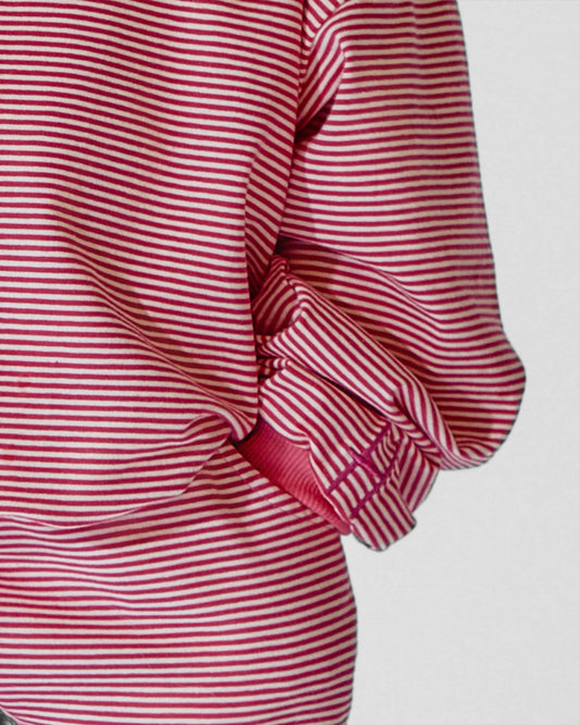 Raspberry Signature Striped Set