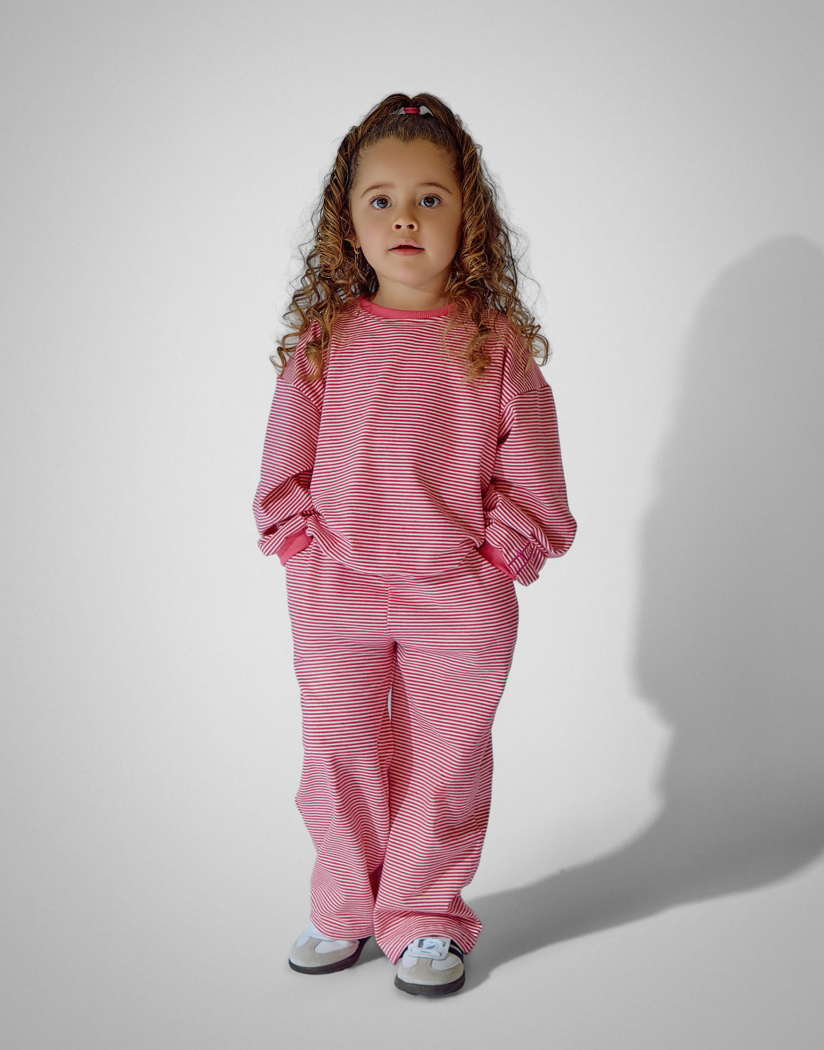 Raspberry Signature Striped Set