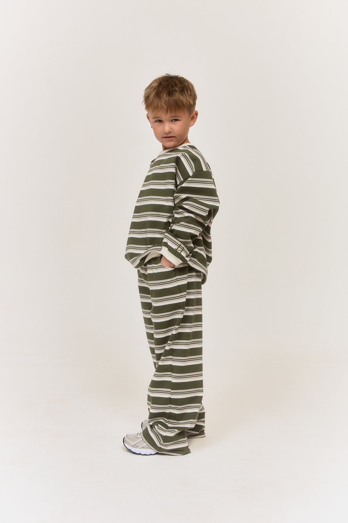 Olive ~ Signature Striped Coord