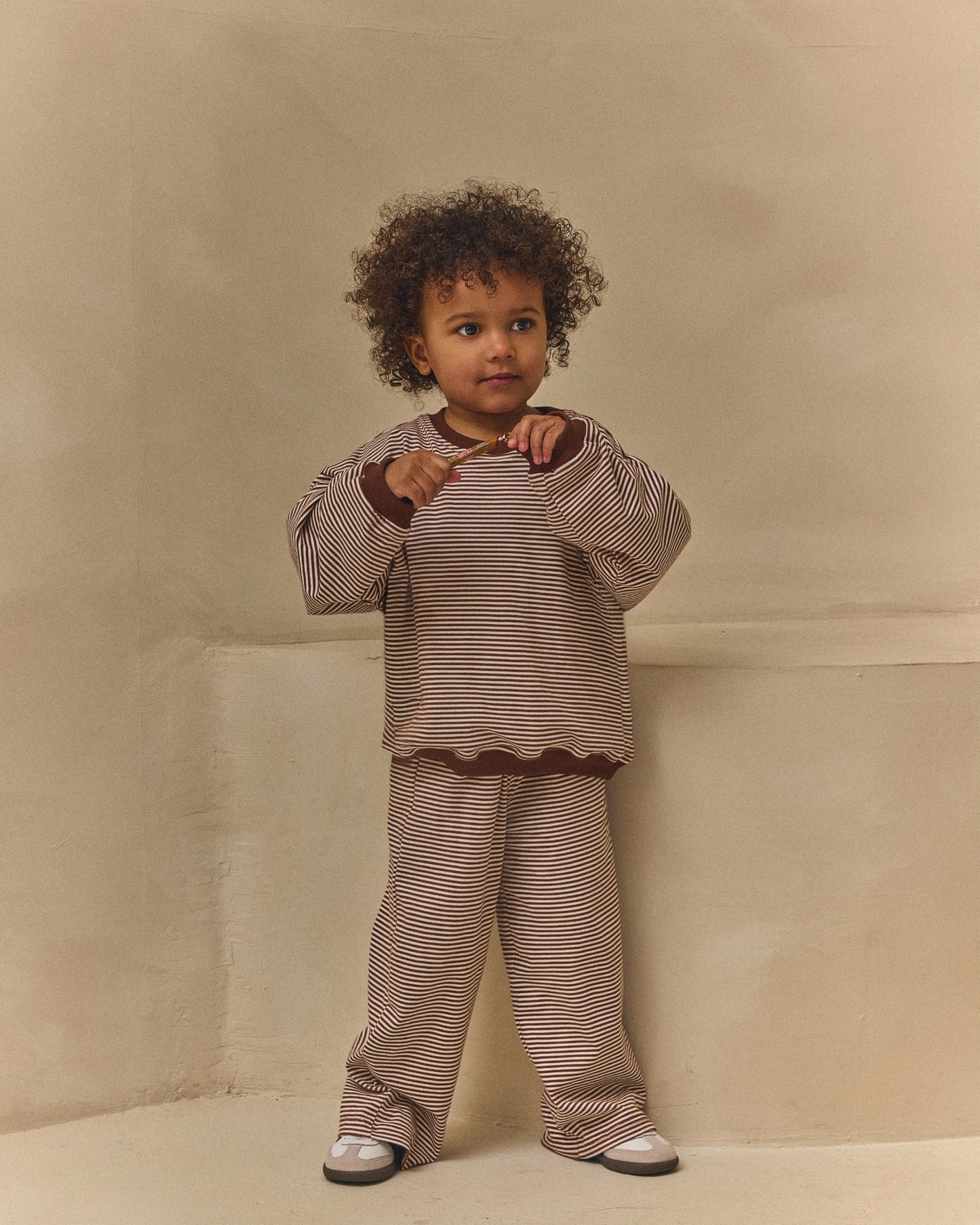 Chocolate ~ Signature Striped Coord
