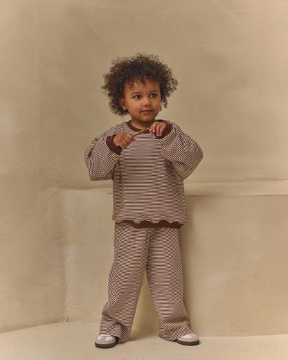 Chocolate ~ Signature Striped Coord
