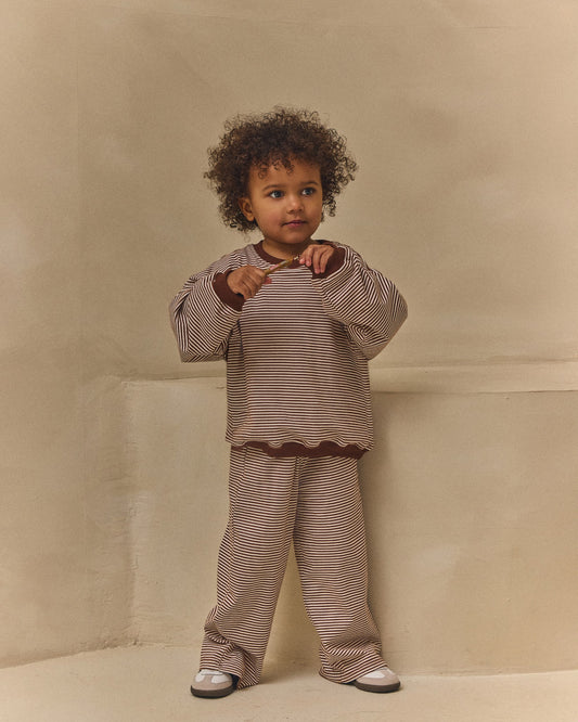 Chocolate ~ Signature Striped Coord