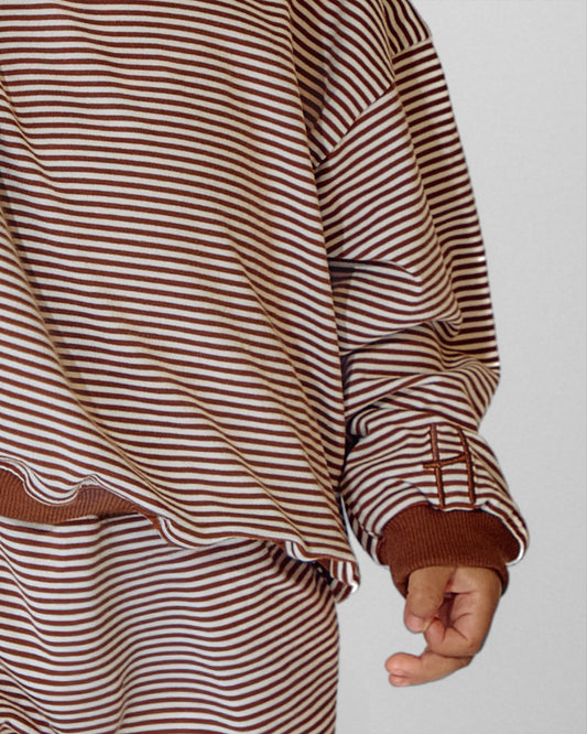 Chocolate Signature Striped Set