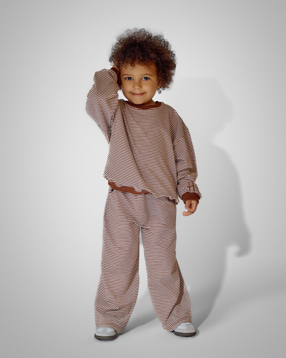 Chocolate Signature Striped Set